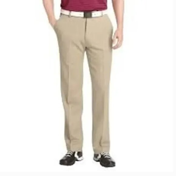 Izod Golf Men's Tan Performance Athletic Golf Pants Size‎ 36 - Picture 1 of 11